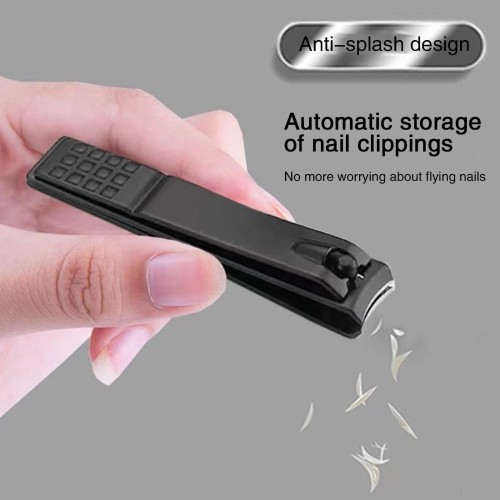 Loeeosu Large Stainless Steel Nail Clipper – Heavy-Duty, Sharp Blade for Thick Nails, Ergonomic Design